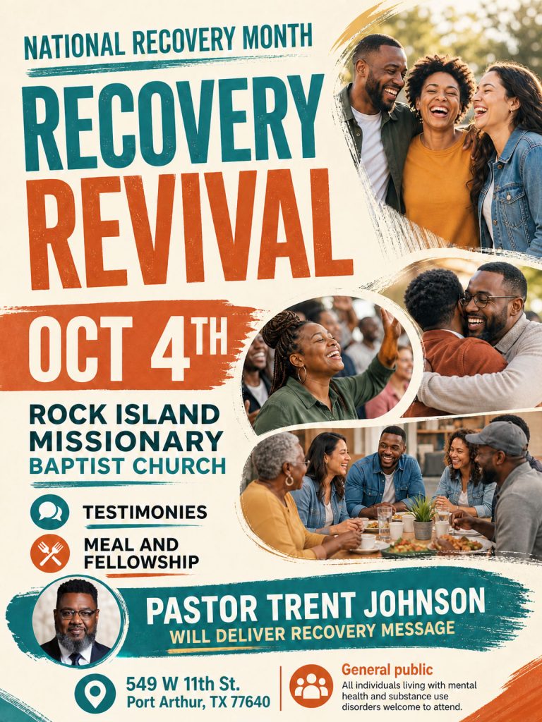 2026 BTRR Port Arthur Recovery Revival